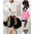 Sweter damski okrągły