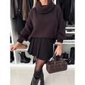 Sweter damski z golfem