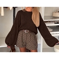 Sweter damski okrągły