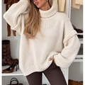 Sweter damski z golfem
