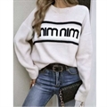 Sweter damski okrągły