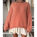 Sweter damski okrągły