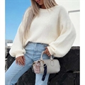 Sweter damski okrągły