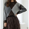 Sweter damski okrągły
