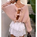 Sweter damski okrągły