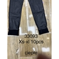 Spodnie skórzane sztuczne ocieplane/ XS-XL