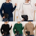 Sweter damski okrągły
