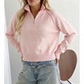 Sweter damski na pół suwak