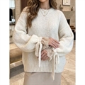 Sweter damski okrągły