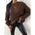 Sweter damski okrągły