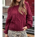 Sweter damski okrągły
