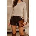 Sweter damski okrągły produkt Włoski