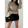 Sweter damski z półgolfem - Produkt Włoski