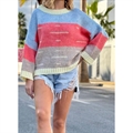 Sweter damski okrągły