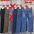 Jeansy szerokie nogawki Big Size  38-48