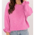 Sweter damski okrągły