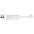 Ochraniacze na materace 100% POLYESTER 90cm x 200cm